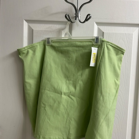 Wild Fable XXL Sage Green High Rise Bodycon Mini Skort Built-in Shorts Zip - Picture 6 of 9